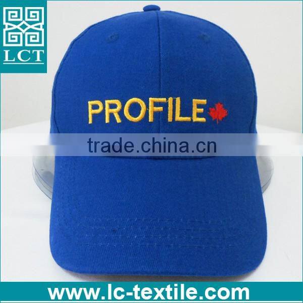 LCTN1841Low Minimum loyal blue Brushed Twill cotton cap baseball