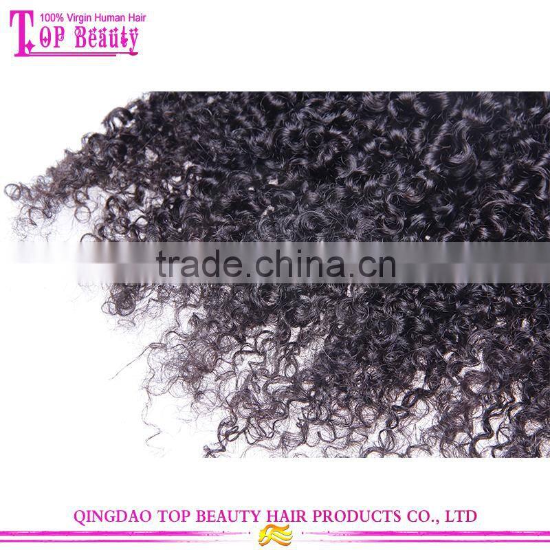 Alibaba manufacturers raw unprocessed virgin human mongolian kinky curly hair