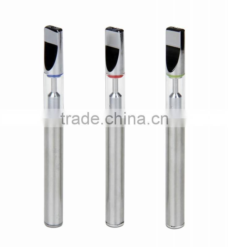 High quality 510 thread Hemp Oil CBD vape pen with Metal tip Glass tank