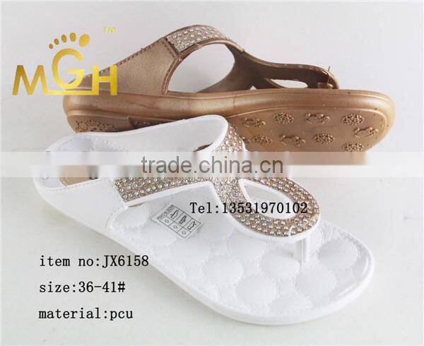 beautiful china shoes pcu lady shoes