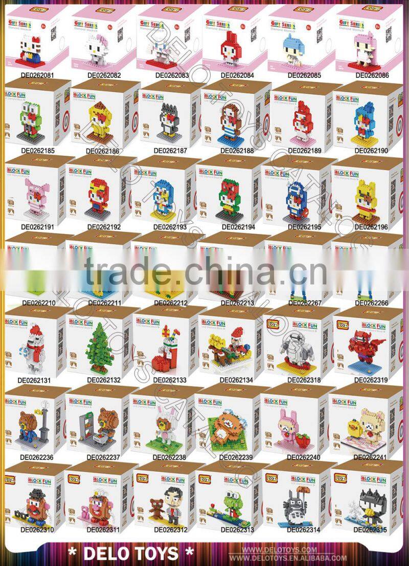 plastic diamond bricks assemble toys construction blocks Loz Mickey Mouse blocks DE0262218