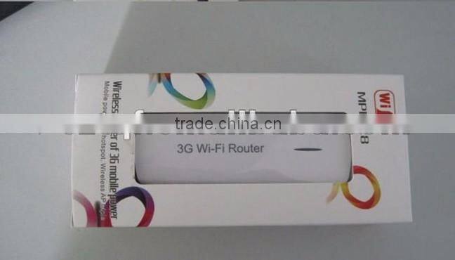 Portable 3G WiFi Router 3G Mobile Hotspot Support WCDMA and CDMA