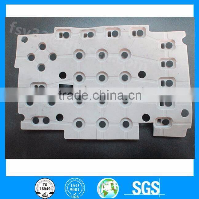OEM custom made Anti-aging Properties Silicone Rubber Keypad With PU Coating