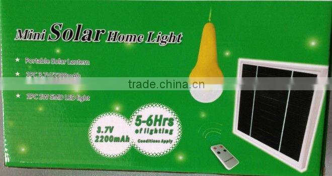 simple mini solar light with remote controller