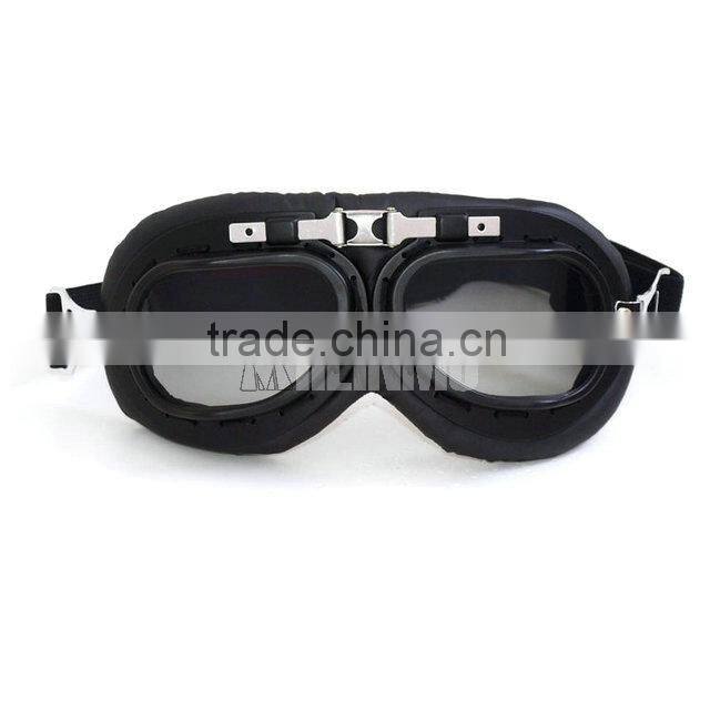 5 lens Black frame Flexible Adult Motorcycle Motocross Bike riding Cross Goggles helmet glasses