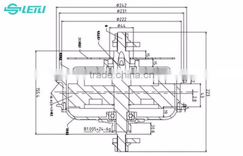800rpm/min 110N.M 3000w electric bike motor kit 48v-72v