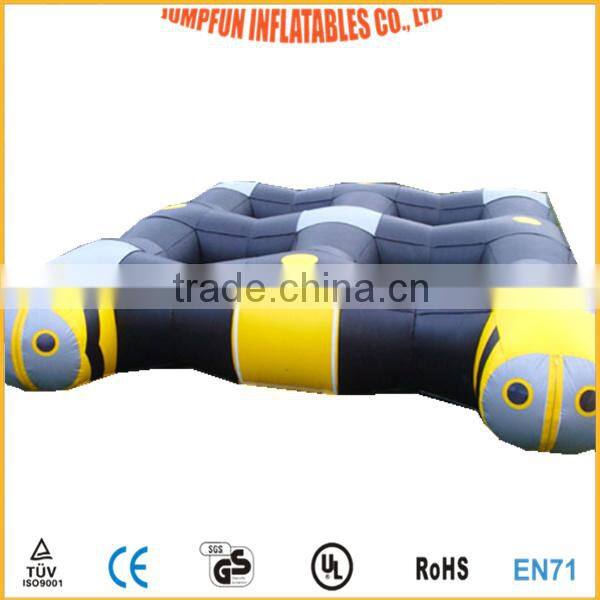 water laser tag field outdoor inflatable water laser maze