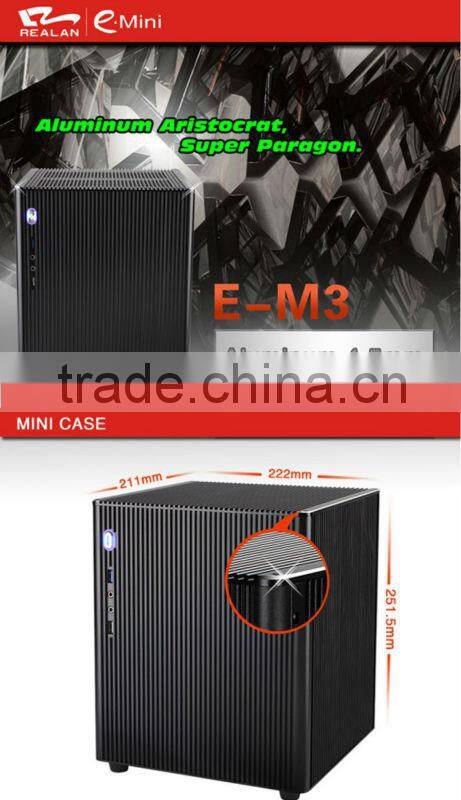 Cheap desktop slim case mini pc tower case/itx computer cases manufacturer Realan