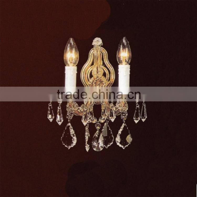 Hot sell crystal wall light with on off switch