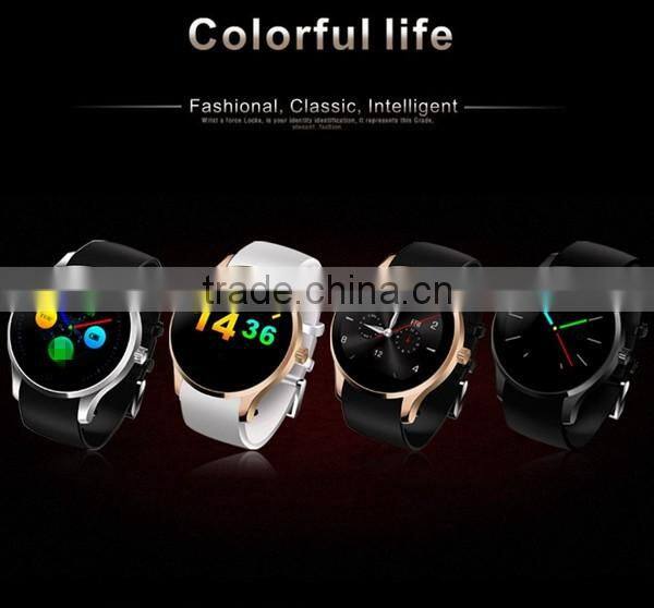 Support IOS and Android Bluetooth Smart Watch K88S Intelligent Smart Wrist Watch Phone with Heart Rate