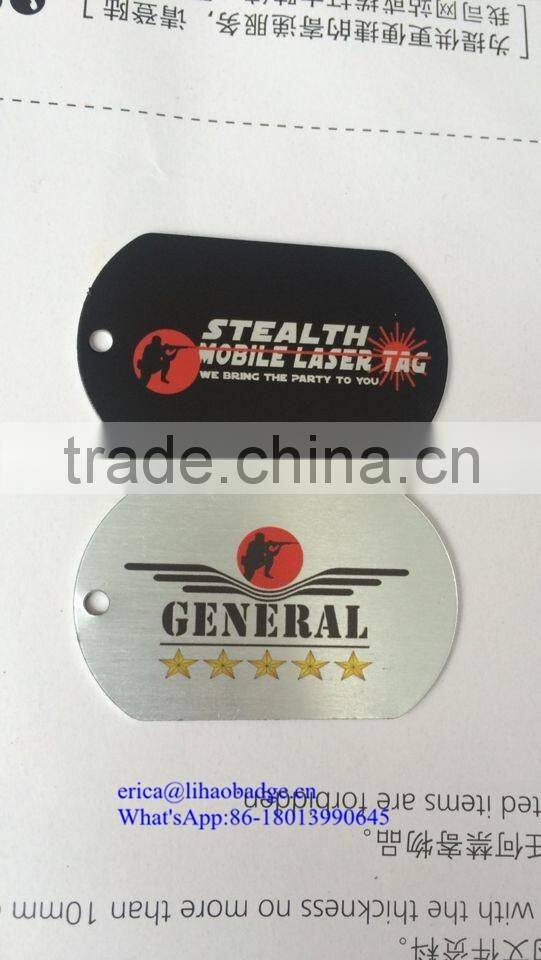 Aluminium printing wholesale engraved dog tags