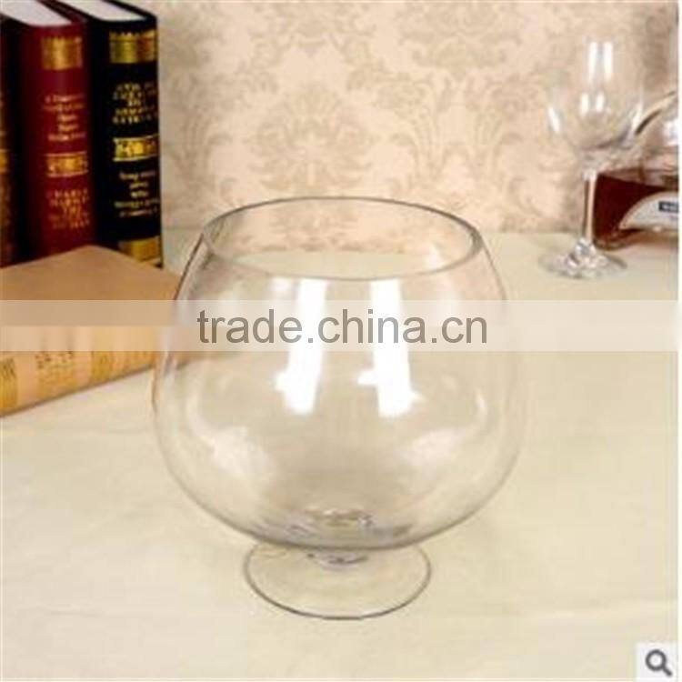 Lead free crystal material large capacity brandy glass cup use for KTV,bar or restaurant
