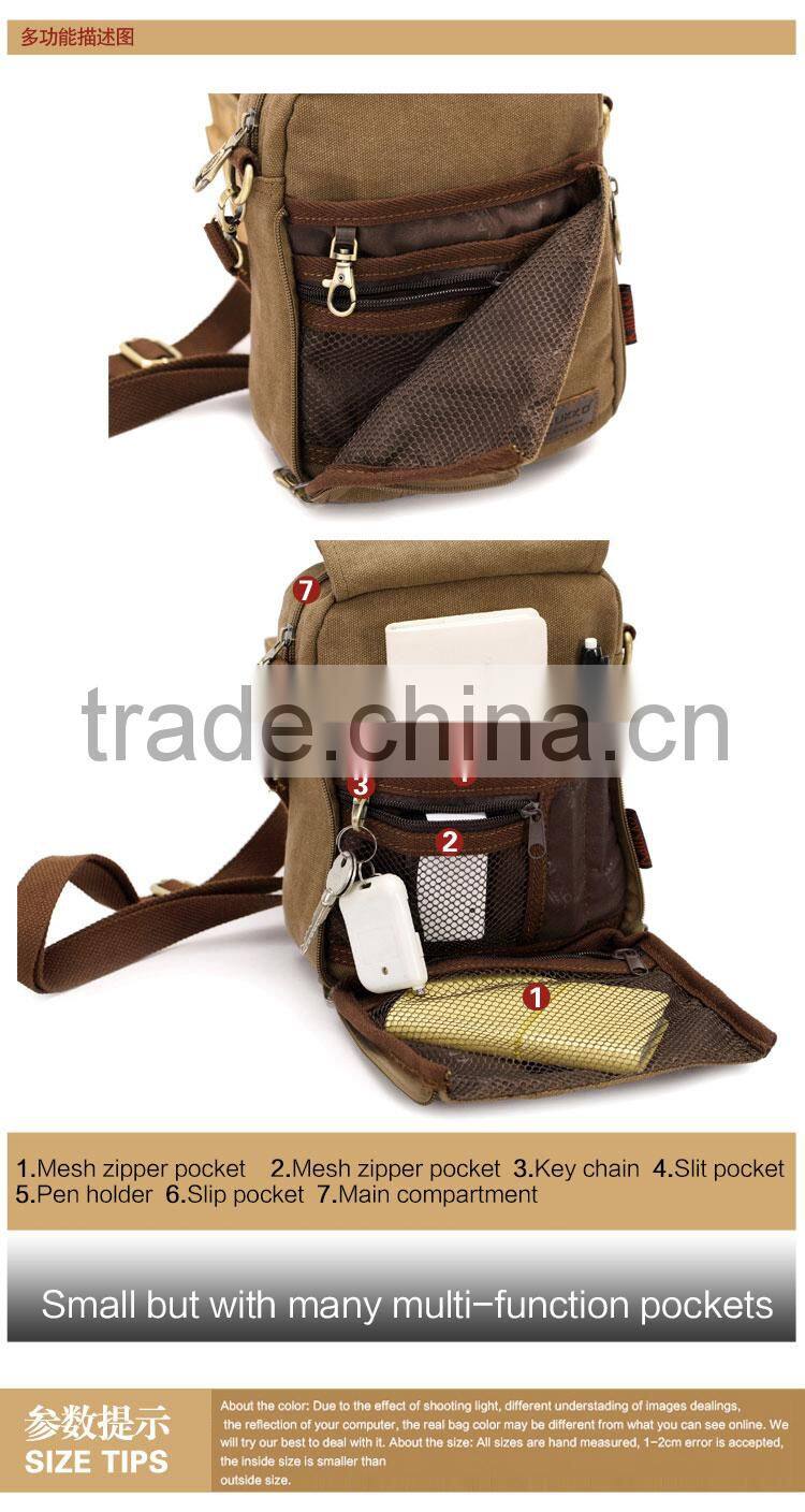 Business Tablet Messenger Bag For Men School Messenger Bag For Teenagers Old School Vintage Messenger Bag Canvas Sling Bag