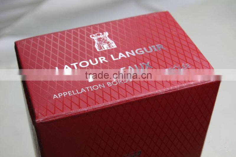 Srtong cardboard one pack bottle carrier paper wine box beer boxes custom made