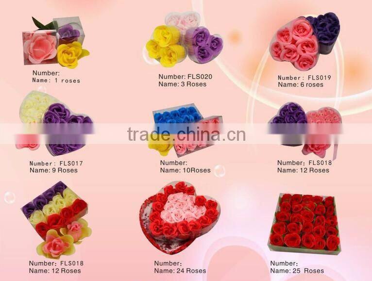 red rose soap flower gift packing, good for gift and decoration