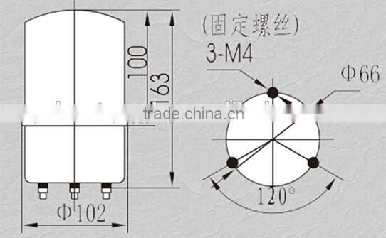 120v led used traffic emergency strobe vehicle mounted light LTD-1102