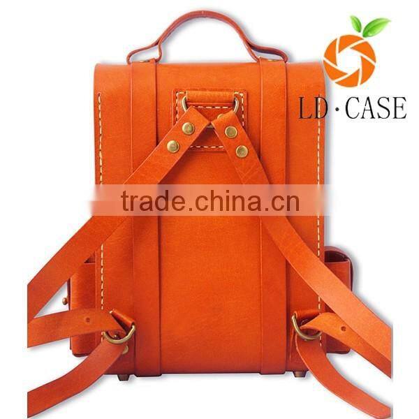 Vintage Backpack Leather / School Bag/ Rucksack/ Outdoor Travel Backpack