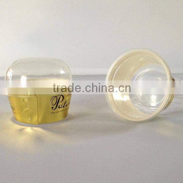 Janpese style mini custom made fruit plastic dessert cup