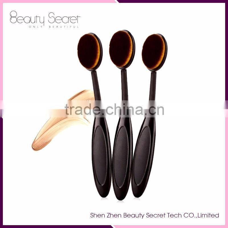 Private Cosmetic 10 Pcs Toothbrush Style Makeup Brush