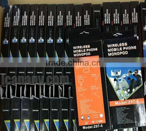 most popular products comepetitive price bluetooth selfie monopod / cable take pole selfie stick oem accept