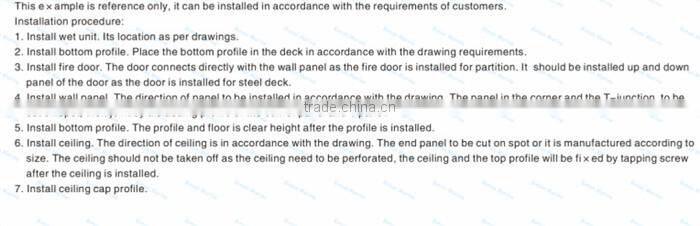 double female type pvc wall panel (B25A)