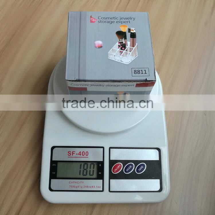 Wholesale Nine-Square Division Acrylic Cosmetic Jewelry Storage Organizer