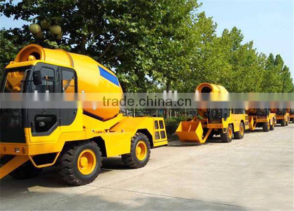 High Quality UN1.5 Small Self-loading Concrete Mixing Truck