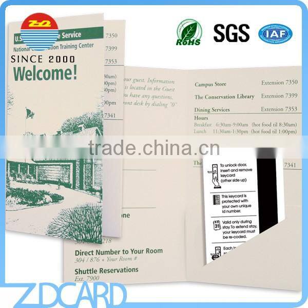 CMYK Printing Gift Card Brochure and Flyer,Leaflet,Booklet