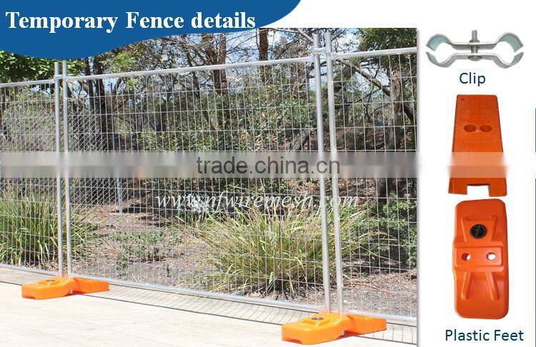 Construction Site Standard hot dipped galvanized welded panel removable temporary fence(Guangzhou Factory)