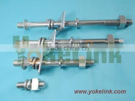 316 stainless steel stud bolts for line post insulator