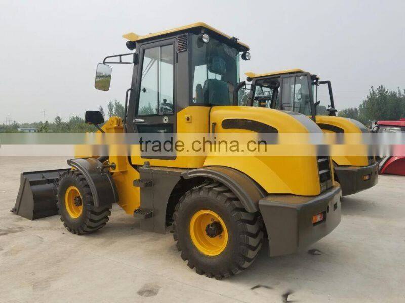 1.6TON articulated wheel loader916 with 0.8 m3 bucket and sinchai engine