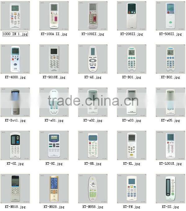 Colorful universial air conditioner remote control KT-9018E