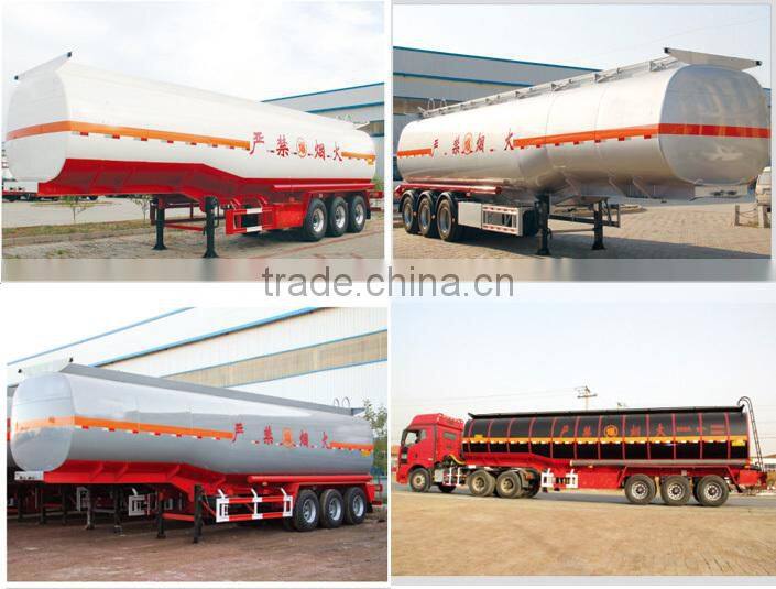Trailer Manufacturing 3 Axles 40000liters Stainless Steel Tank Trailers for Sale
