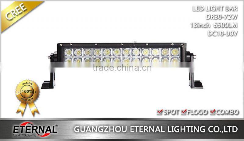 72W tractor truck trailer harvester machinery heavy duty construction vehicles high power working led light bar