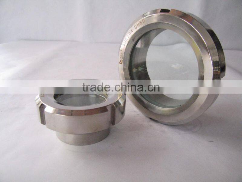 Stainless steel food grade oil sight glass tank sight glass