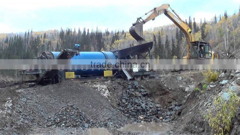 Mobile Trommel Washing Plant for Gold Mining