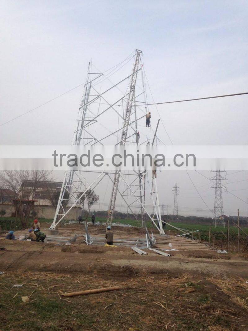Aluminium alloy Gin Pole Derrick Crane for Power Erection