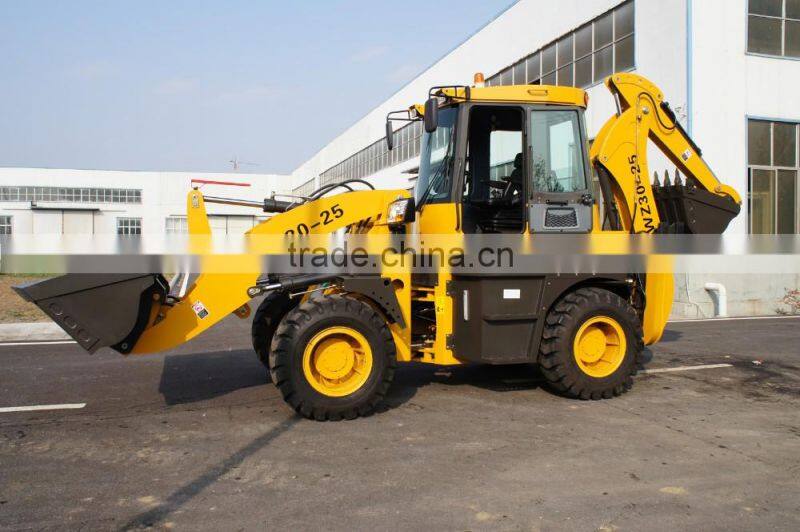 New Designed Backhoe Loader Rated Load 2.5T, Bucket Capacity 1.3m3,Backhoe Capacity 0.3m3