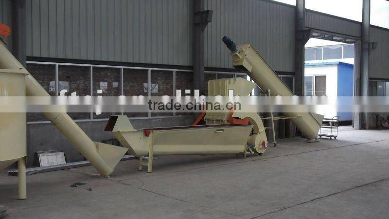 pet bottle flakes plastic recycling machine