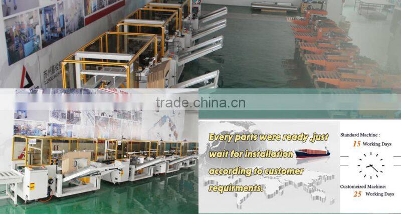 Good quality automatic High Speed Case Erector with SIEMENS control system 2 years warranty