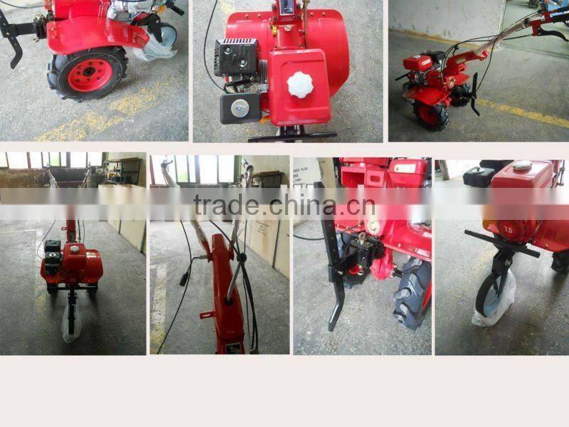 MeiQi 6.5HP 170F gear transmission gasoline engine tiller with front wheel