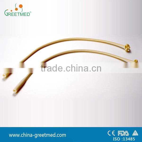 disposable natural latex malecot catheter
