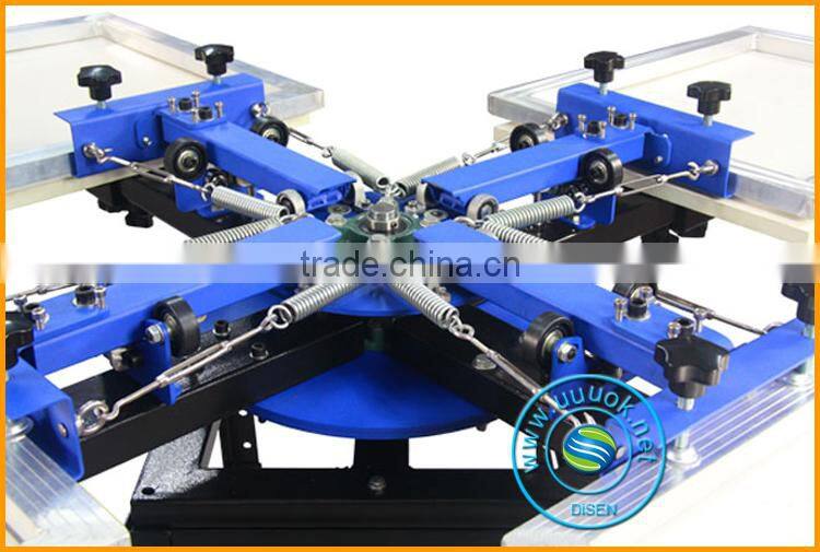 4 color manual screen printing machine for sale