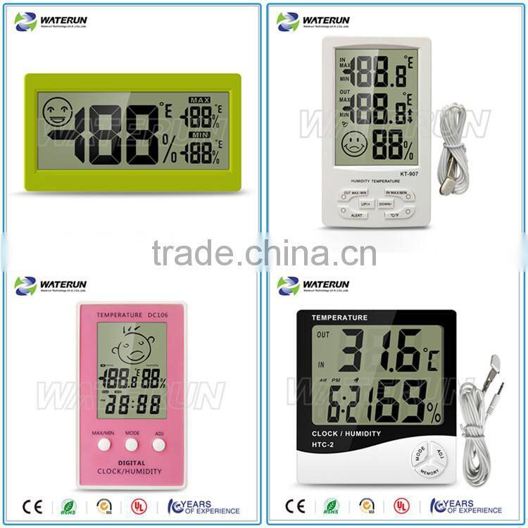 multi function thermometer hygrometer ,indoor /outdoor thermometer hygrometer