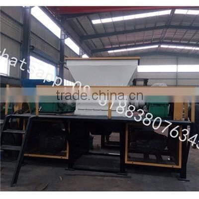 Automatic type 25 blades Waste plastic two shaft shredder machine