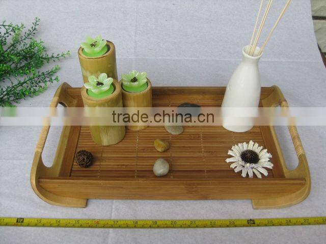 Bamboo Craft Candle Holder