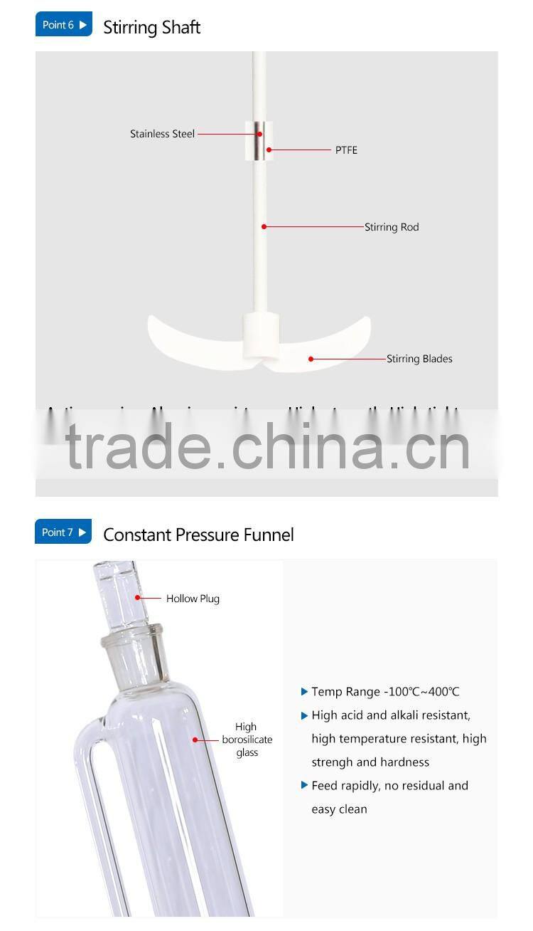 New Style F-20L Single Layer Glass Reactor