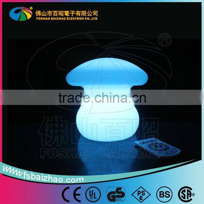 LED mushroom shape flashing table mood light