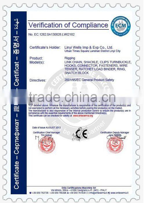 16mm Electro-galvanized Steel Weld Long Link Chain