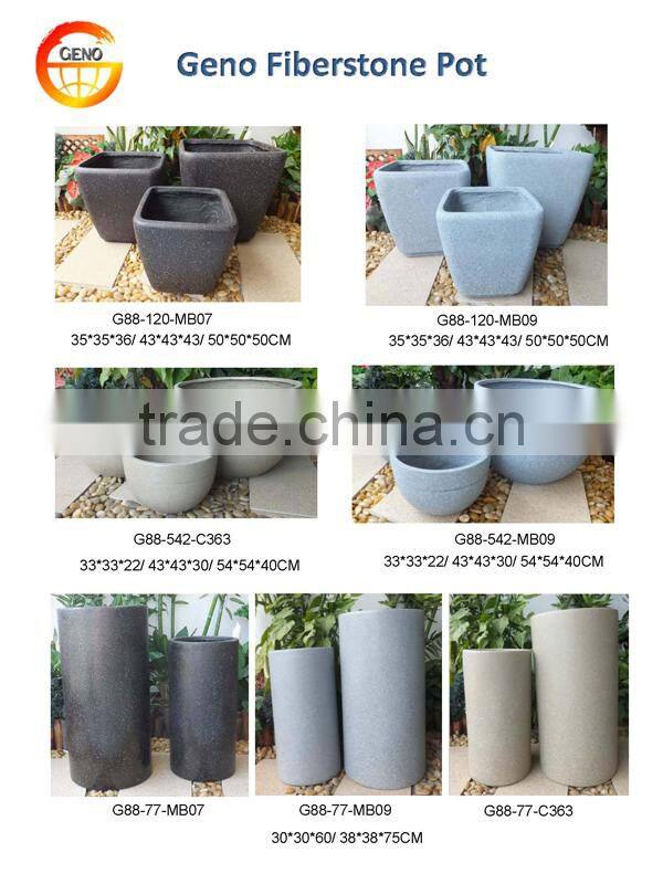 Large fiberclay flower pot